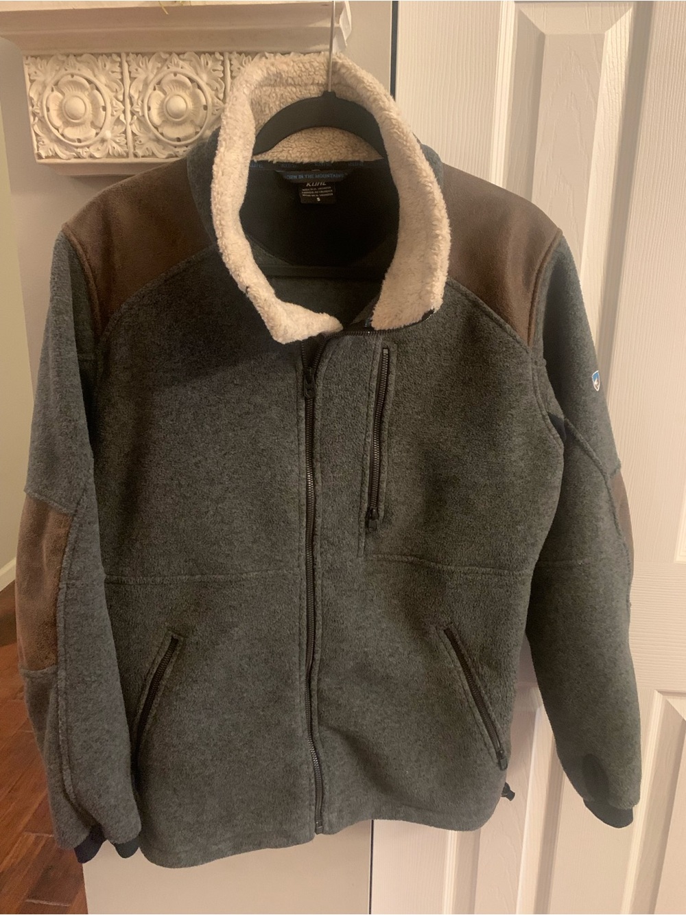 Kuhl Men's Gray Fleece Jacket - S